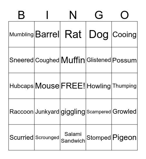Don't Need Friends Bingo Card