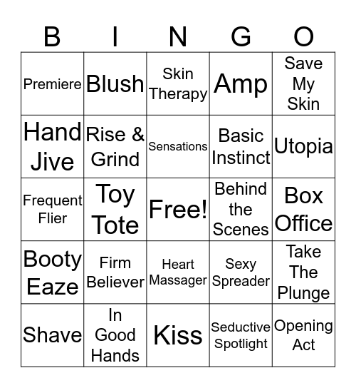 BONUS ROUND Bingo Card
