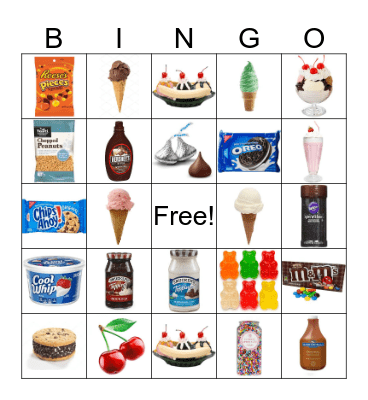 Madeline's Ice Cream Birthday Bingo! Bingo Card