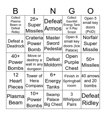 Weekly SMZ3 for the 3rd week of September Bingo Card