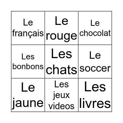 Bingo des amis: aimes-tu ... Bingo Card