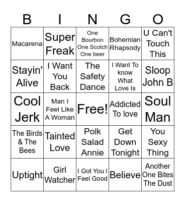 Misc. #1 Bingo Card