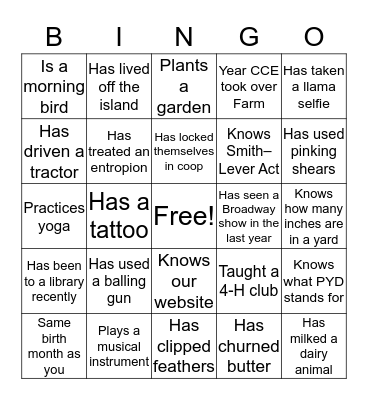 All Staff Meeting Bingo Card