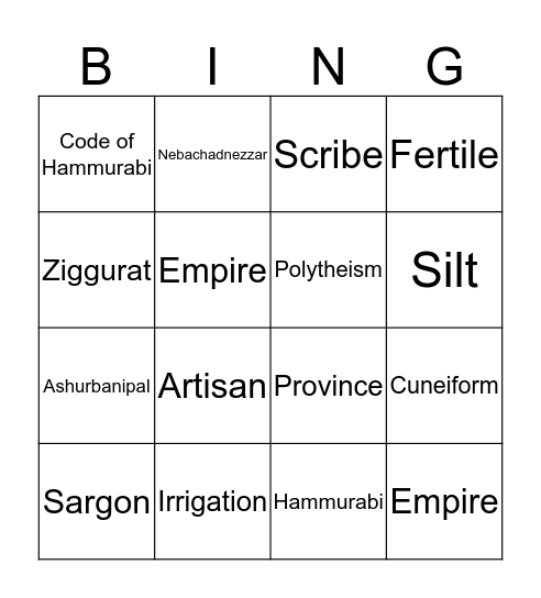 Thingimajigeramon #2 Bingo Card