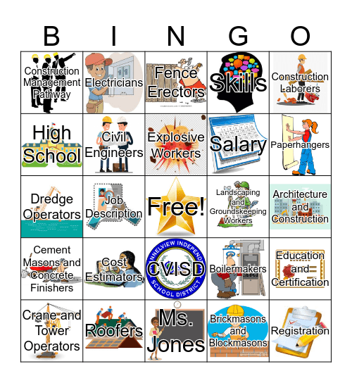 Architecture & Construction Bingo Card