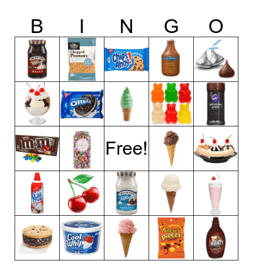 Madeline's Ice Cream Birthday Bingo! Bingo Card