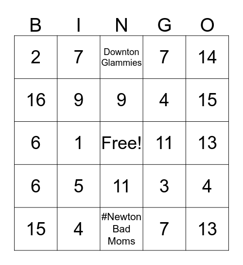 BHP Spectator Trivia Bingo Card