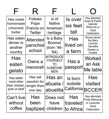 Diversity & Inclusion Bingo Card