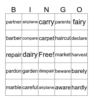 Alan's Bingo (#24) Bingo Card