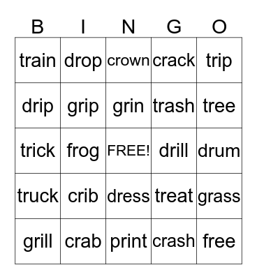 r-clusters Bingo Card