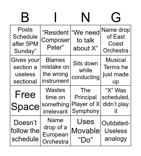 Witte-d Bingo Card