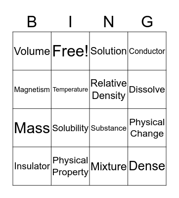 5.5 ABC Vocabulary Bingo Card