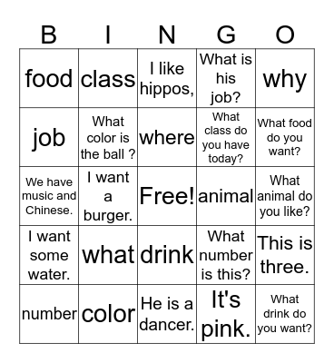 What Bingo Card