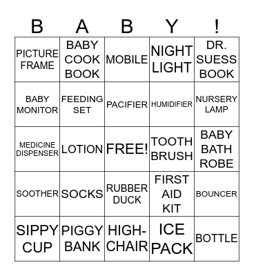 OH DEER! BABY CASHTON IS ALMOST HERE! Bingo Card