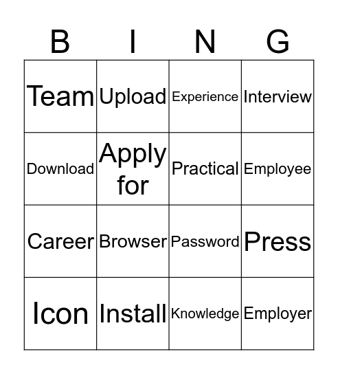 Do you Remember? Bingo Card