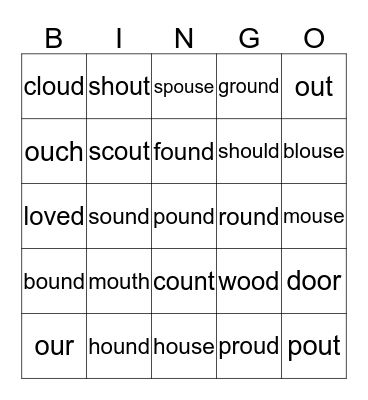 Mole and the Baby Bird Bingo Card