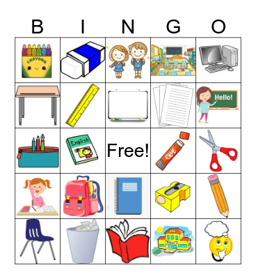 Classroom Bingo Card