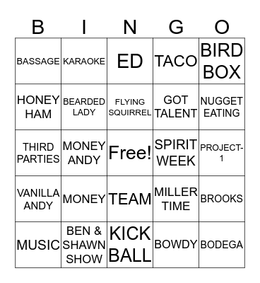 NAVIENT GA BINGO  Bingo Card