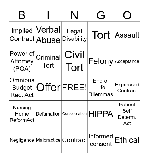 HS2 1.04 BINGO Card