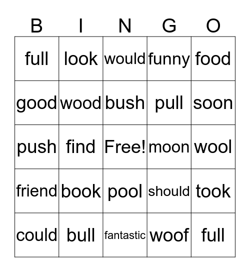 3rd grade 1 Bingo Card