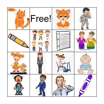 School Tools + Review  Bingo Card