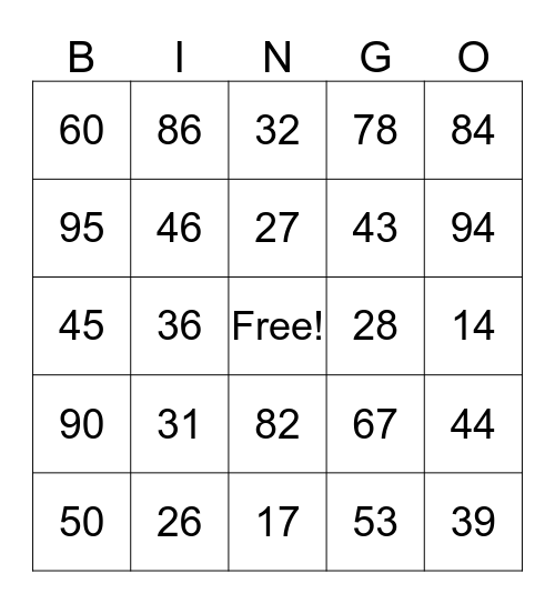 Spanish Loteria Bingo Card
