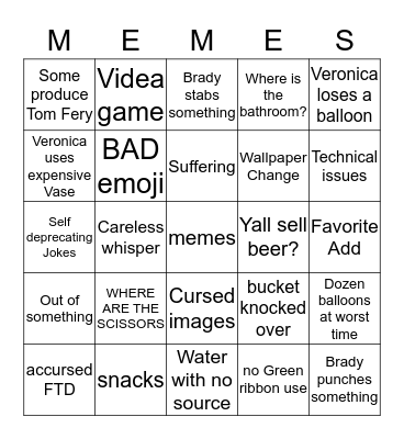 Floral bingo Card