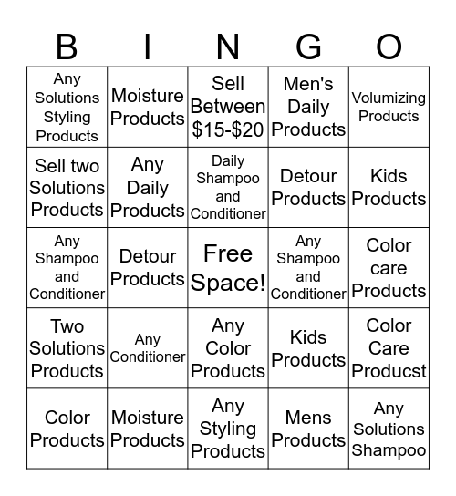 Solutions  Bingo Card