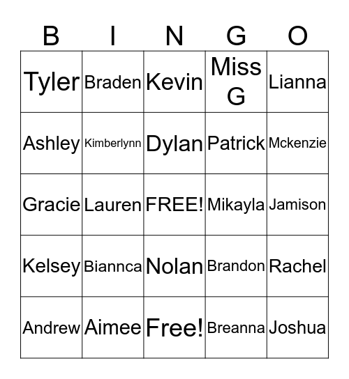Get to Know You Bingo - 8 Bingo Card