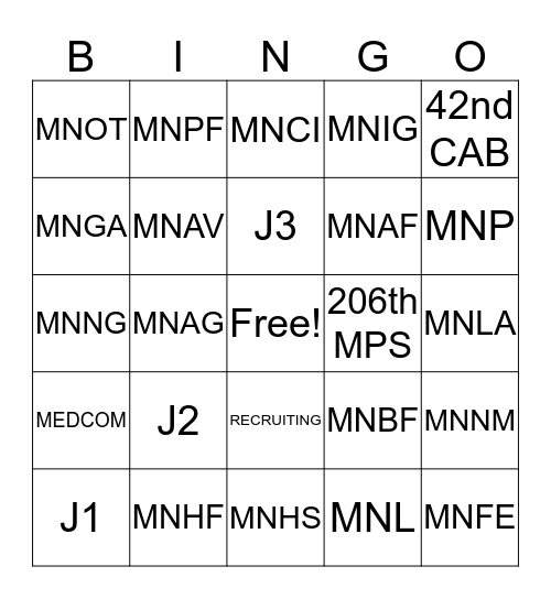 "Meet and Greet" Bingo  Bingo Card