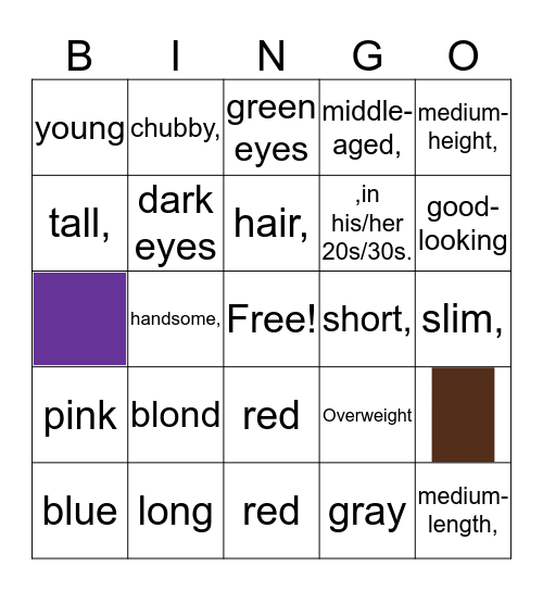 How many can you get Bingo Card