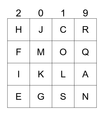 Deja’s Graduation Bingo  Bingo Card