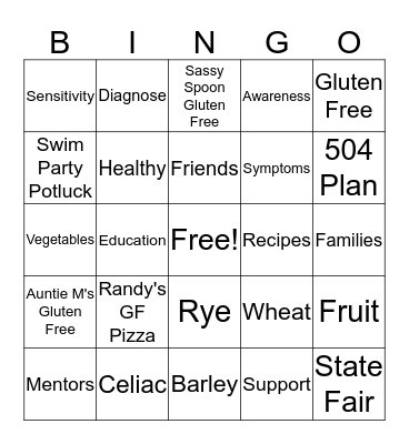 TC R.O.C.K. Bingo Card