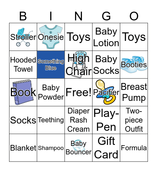 Baby Bingo Card