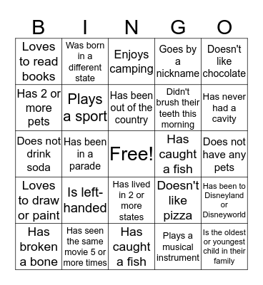Discipleship Hour Bingo Card