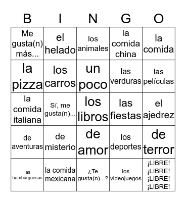 S1A: C2L2 Bingo Card