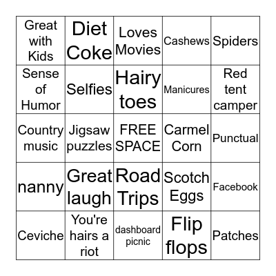 Terri's Birthday Bingo  Bingo Card