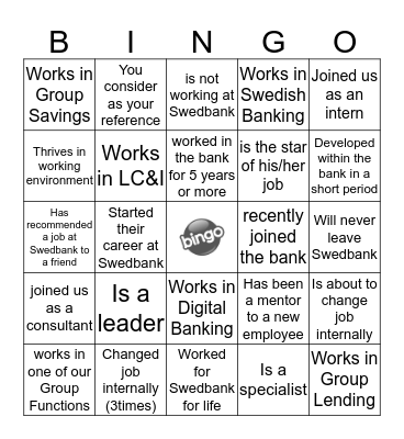Find Someone who... Bingo Card