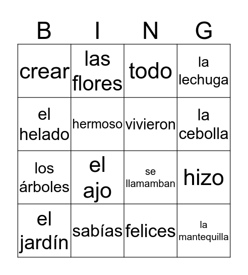 Grandes Aventuras de la Biblia p.3 Bingo Card