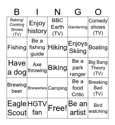 Networking Bingo - Round 1 Bingo Card