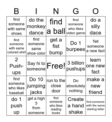 Ram Bingo Card