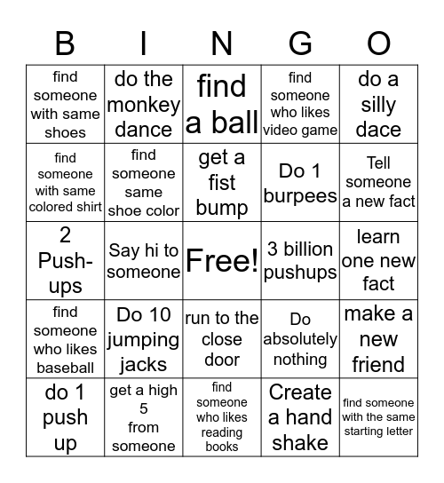 Ram Bingo Card