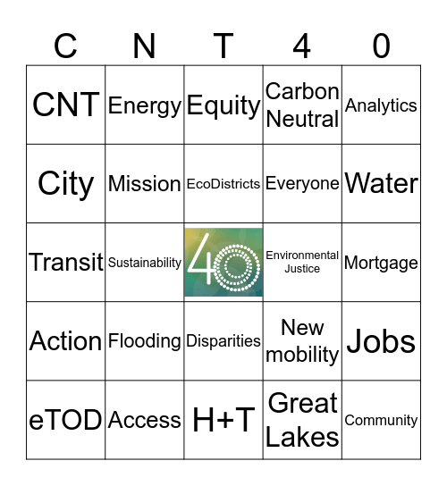 CNT Buzzword Bingo! Bingo Card