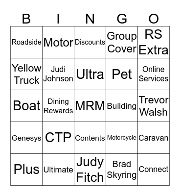MEMMM Bingo October 2019 Bingo Card