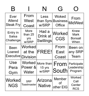WIN Spring Mixer Bingo Card