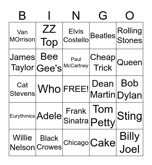 Barb Is Never Growing Old Bingo Card