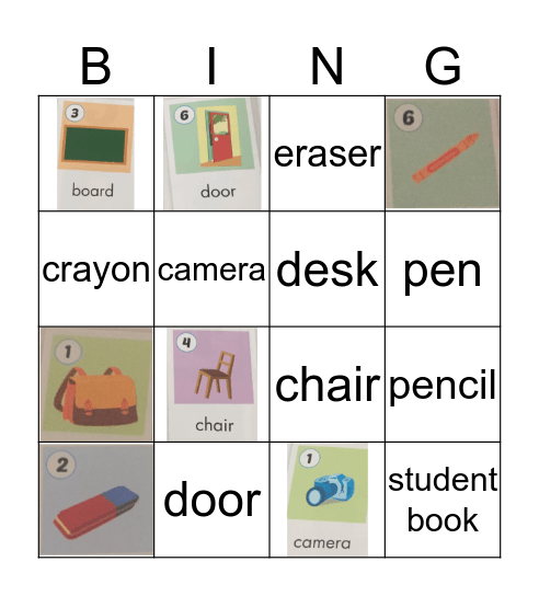 Classroom Bingo! Bingo Card