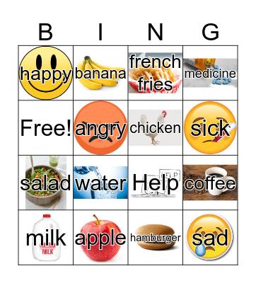 I want/need Bingo Card