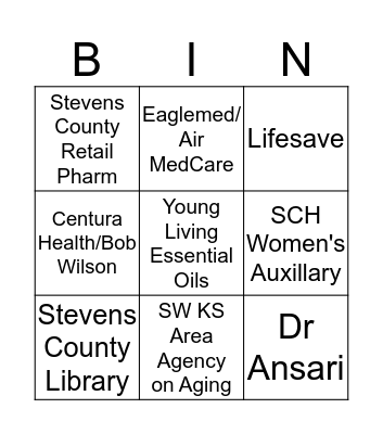 Visit Every Vendor and get a chance to Win $100 Bingo Card