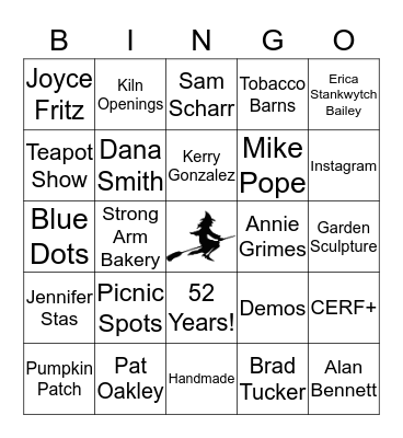 Pumpkin Bingo! Bingo Card